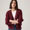 Levi's Snowflake Cardigan In Brown