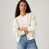Levi's Snowflake Cardigan In White