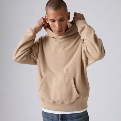 Levi's Soft Boxy Hoodie Sweatshirt In Brown