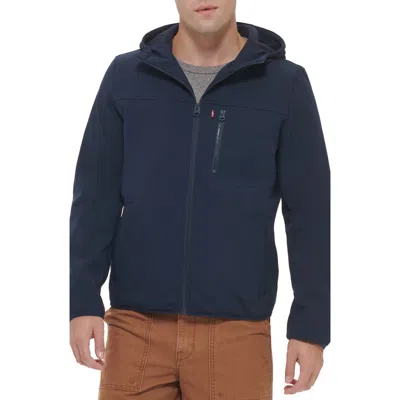 Levi's® Softshell Hoodie In Dark Blue
