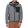 Levi's® Softshell Hoodie In Heather Grey