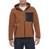 Levi's® Softshell Hoodie In Brown