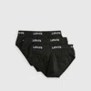 Levi's Solid Basic Boxer Briefs In Black