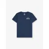 Levi's Blue Speed Trials Logo-print Cotton-blend T-shirt 4- In Blue