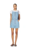 Levi's Square Neck Romper In Blue