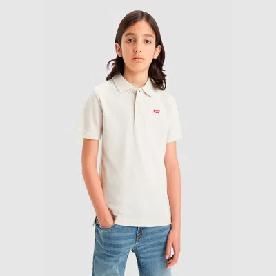 Levi's Kids' Levis Ss Batwing Polo Big Boys S-xl S In White