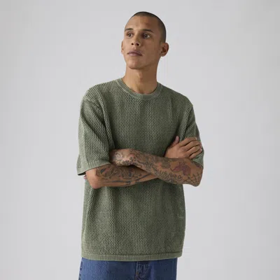 Levi's Stinson Sweater Lightweight Tee In Green