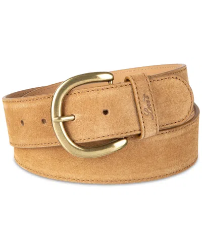 Levi's Stitched Edge Casual Belt In Brown