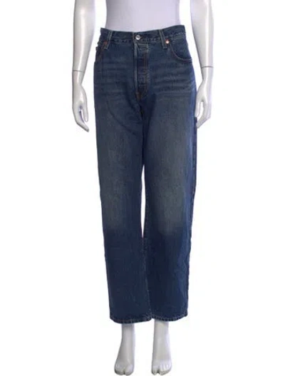Pre-owned Levi's Straight Leg Pants In Blue