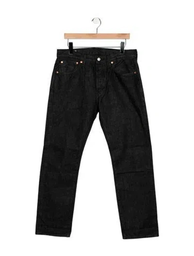 Pre-owned Levi's Straight-leg Jeans In Black