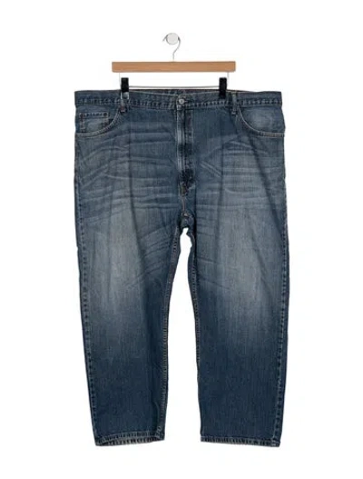 Pre-owned Levi's Straight-leg Jeans In Blue
