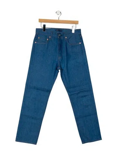 Pre-owned Levi's Straight-leg Jeans In Blue