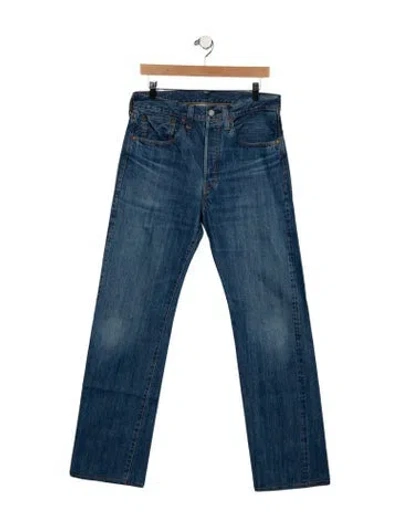 Pre-owned Levi's Straight-leg Jeans In Blue
