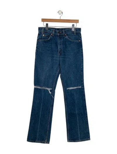 Pre-owned Levi's Straight-leg Jeans In Blue