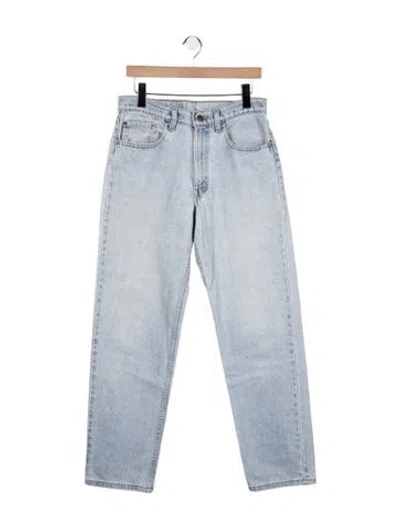 Pre-owned Levi's Straight-leg Jeans In Blue