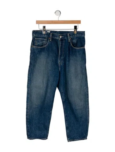 Pre-owned Levi's Straight-leg Jeans In Blue