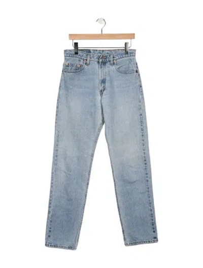 Pre-owned Levi's Straight-leg Jeans In Blue