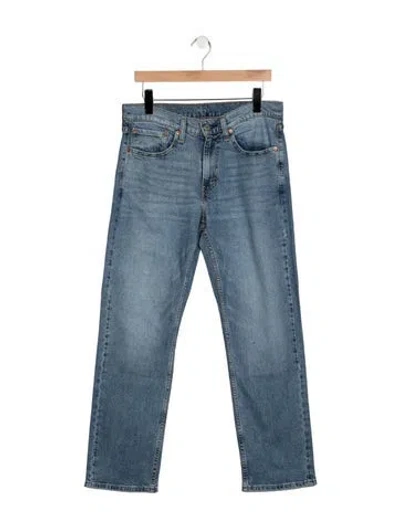 Pre-owned Levi's Straight-leg Jeans In Blue