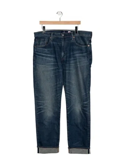 Pre-owned Levi's Straight-leg Jeans In Blue