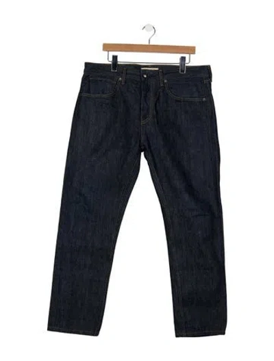 Pre-owned Levi's Straight-leg Jeans In Blue
