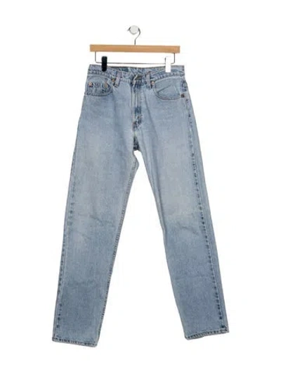 Pre-owned Levi's Straight-leg Jeans In Blue