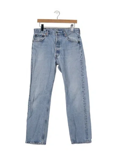 Pre-owned Levi's Straight-leg Jeans In Blue