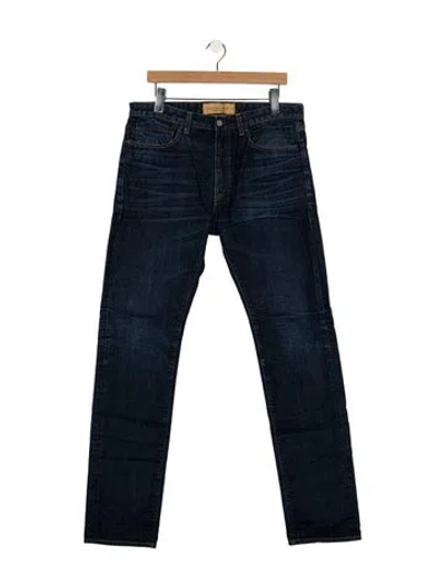 Pre-owned Levi's Straight-leg Jeans In Blue