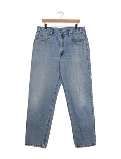 Pre-owned Levi's Straight-leg Jeans In Blue