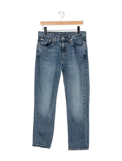Pre-owned Levi's Straight-leg Jeans In Blue