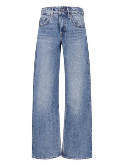 Levi's Strauss High-rise Wide-leg Jeans In Blue