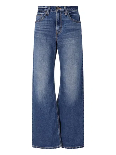 Levi's Strauss High-rise Wide-leg Jeans In Blue