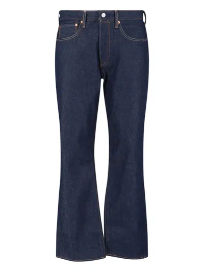 Levi's Strauss Hudson Selvedge Rigid Jeans For Men In Blue