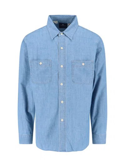 Levi's Strauss Men's 100% Cotton Chambray Shirt In Blue