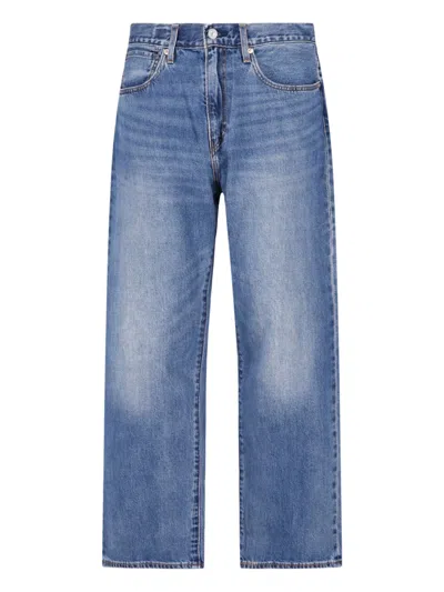 Levi's Strauss Men's High-rise Straight Leg Jeans In Blue