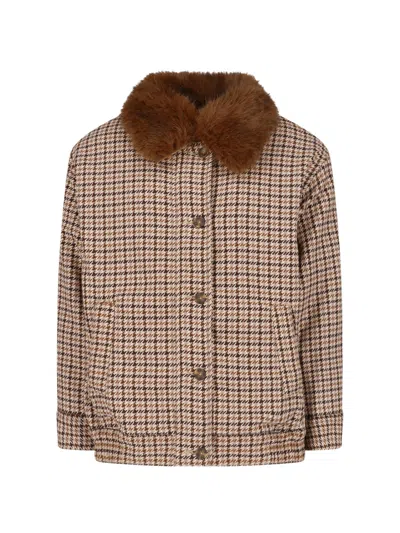 Levi's Strauss Men's Plaid Wool-blend Jacket In Brown
