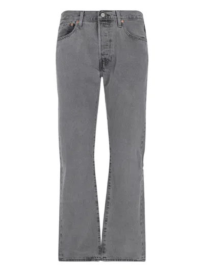 Levi's Strauss Straight-leg Walk-down Broadway Jeans In Gray
