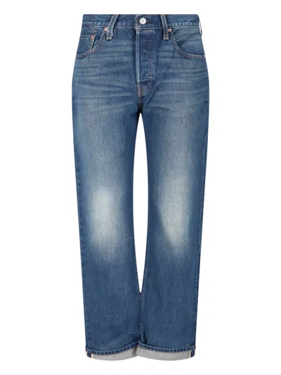Levi's Strauss Women's Selvedge Denim Straight Jeans In Blue