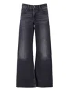 Levi's Strauss Low Waist Jeans In Black