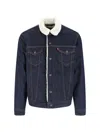 Levi's Strauss 'sherpa' Jacket In Blue