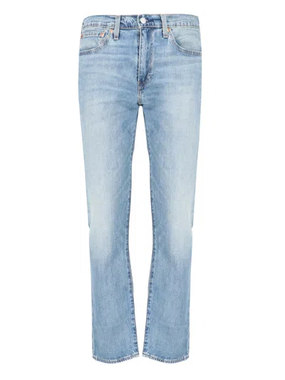 Levi's Strauss Straight "classic Graphic" Jeans In Light Blue
