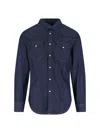 Levi's Strauss Western Denim Shirt In Blue