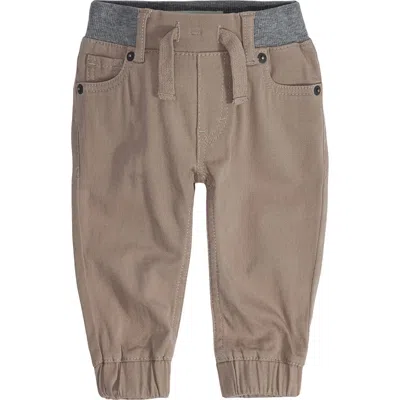 Levi's® Babies'  Stretch Twill Joggers In Brown