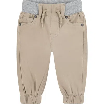Levi's® Babies'  Stretch Twill Joggers In Brown