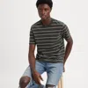 Levi's Striped Essential T-shirt In Gray