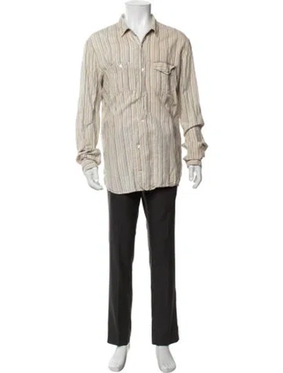 Pre-owned Levi's Striped Jacket In Neutrals