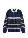 Levi's Striped Long-sleeve Sweatshirt In Blue