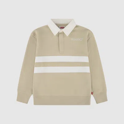 Levi's Striped Rugby Sweatshirt Little Boys 4-7 4 In Neutral