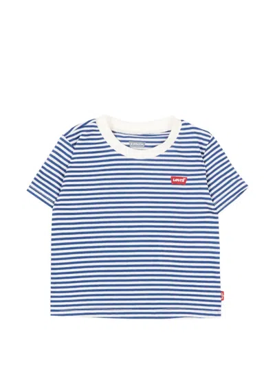 Levi's Babies' Striped Short-sleeve T-shirt In Blue