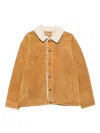 Levi's Suede Jacket With Shearling Collar Levis In Brown