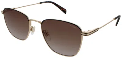 Levi's Levis Sunglasses Gold In Brown